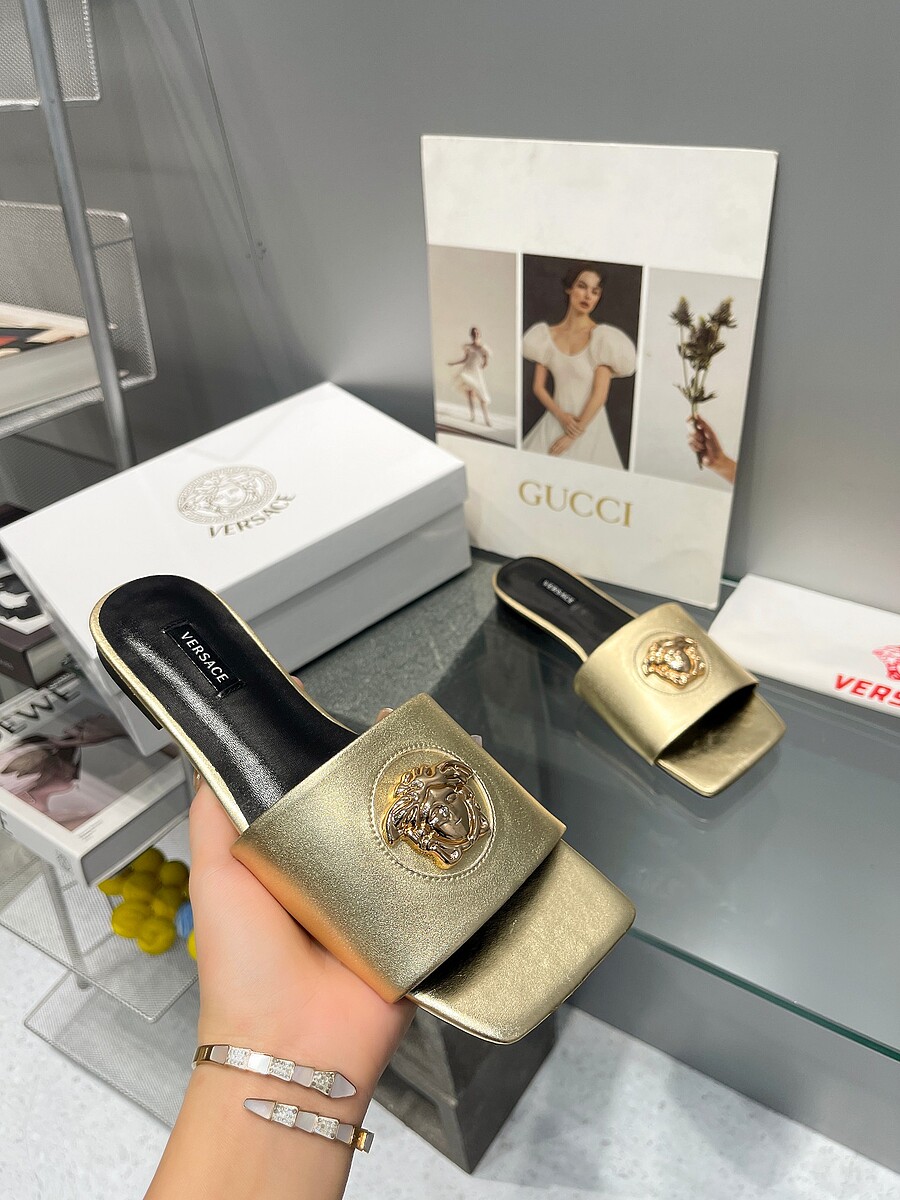 Versace shoes for versace Slippers for Women #566067 replica