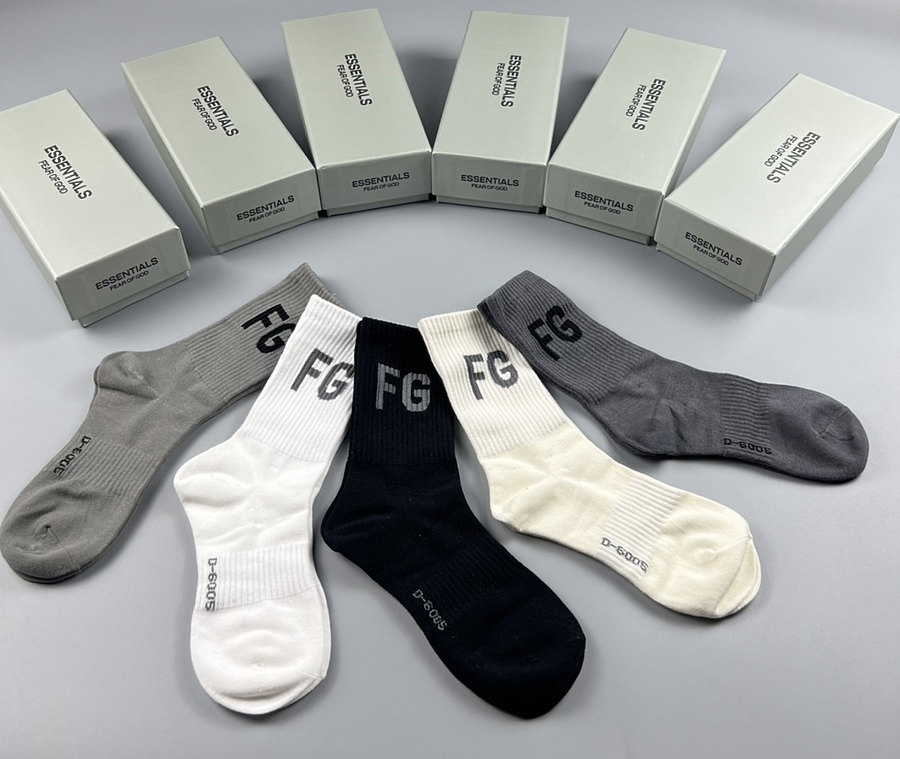 ESSENTIALS Socks 5pcs sets #566192 replica