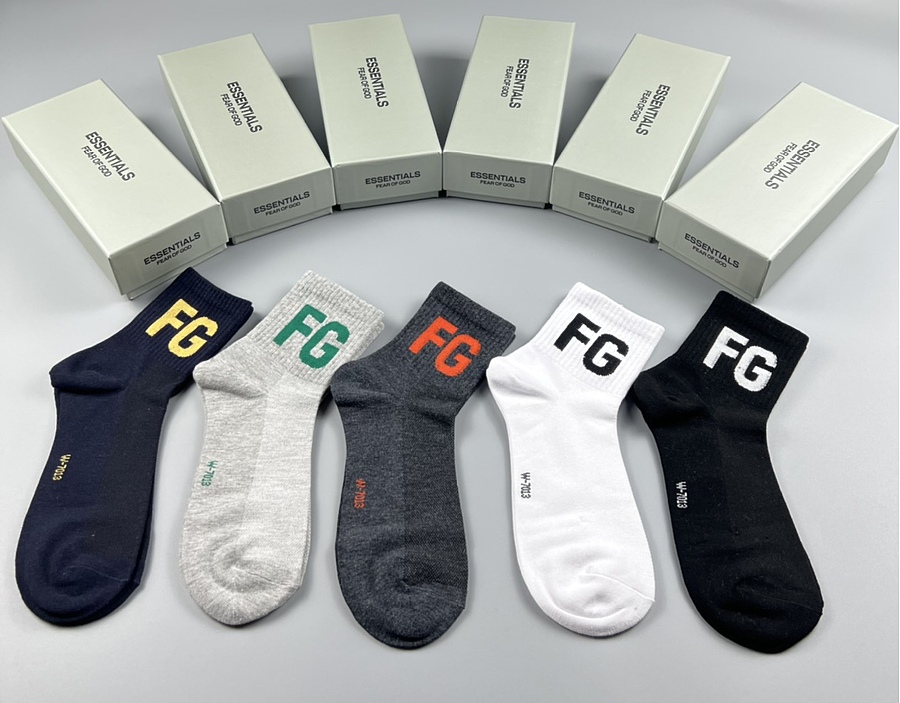 ESSENTIALS Socks 5pcs sets #566193 replica