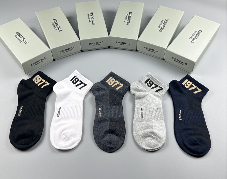ESSENTIALS Socks 5pcs sets #566195 replica