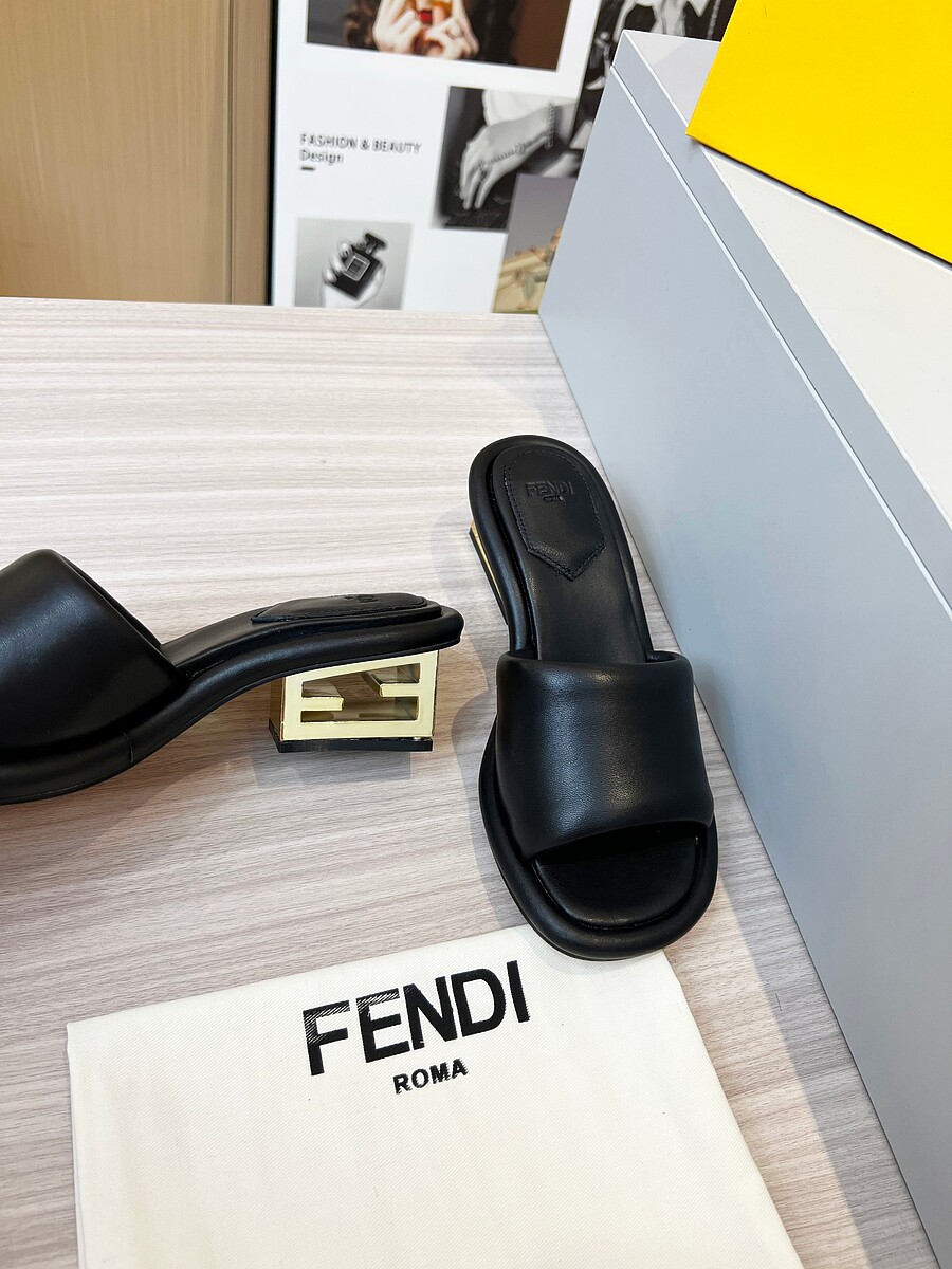 Fendi shoes for Fendi slippers for women #566200 replica