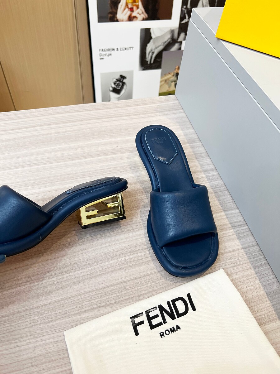 Fendi shoes for Fendi slippers for women #566201 replica