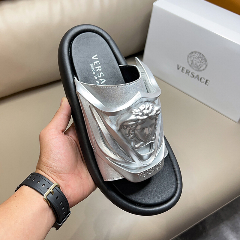 Versace shoes for versace Slippers for men #566315 replica
