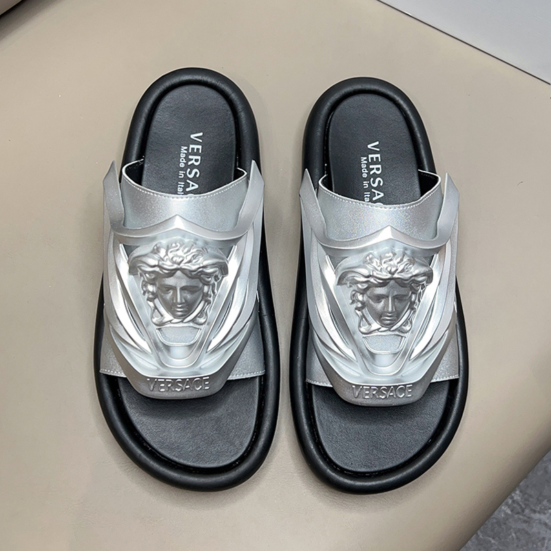 Versace shoes for versace Slippers for men #566315 replica