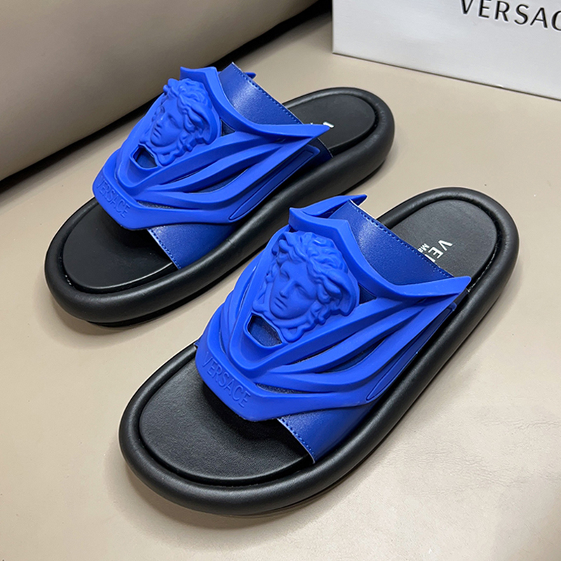 Versace shoes for versace Slippers for men #566316 replica