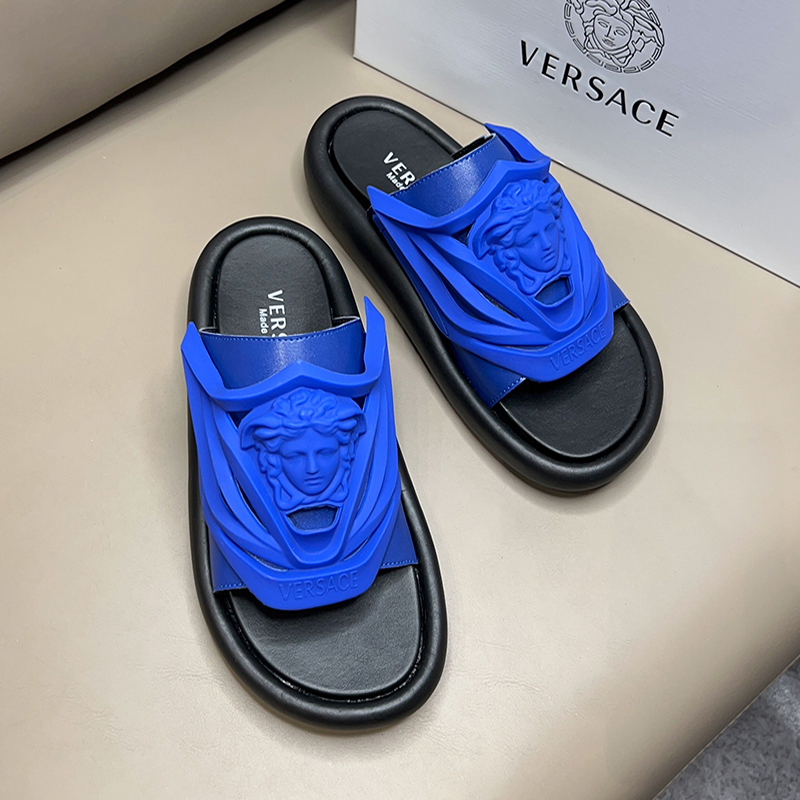 Versace shoes for versace Slippers for men #566316 replica