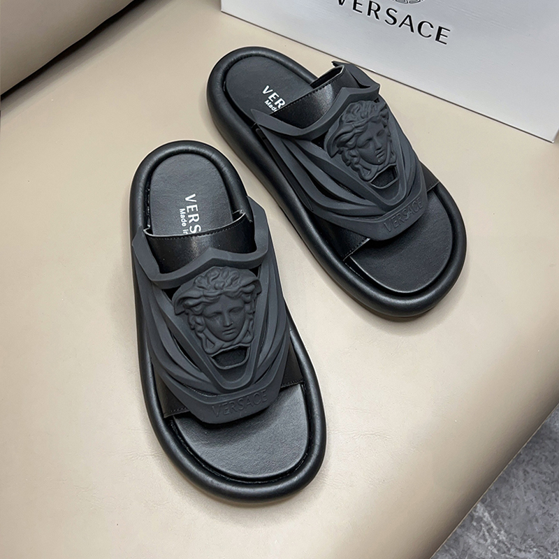 Versace shoes for versace Slippers for men #566317 replica