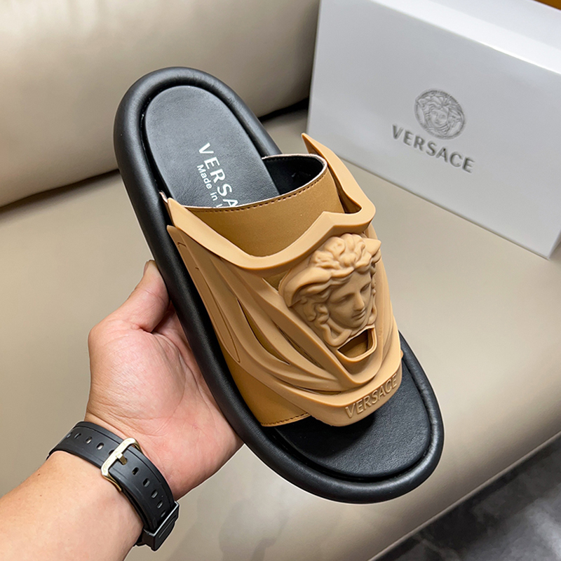Versace shoes for versace Slippers for men #566318 replica