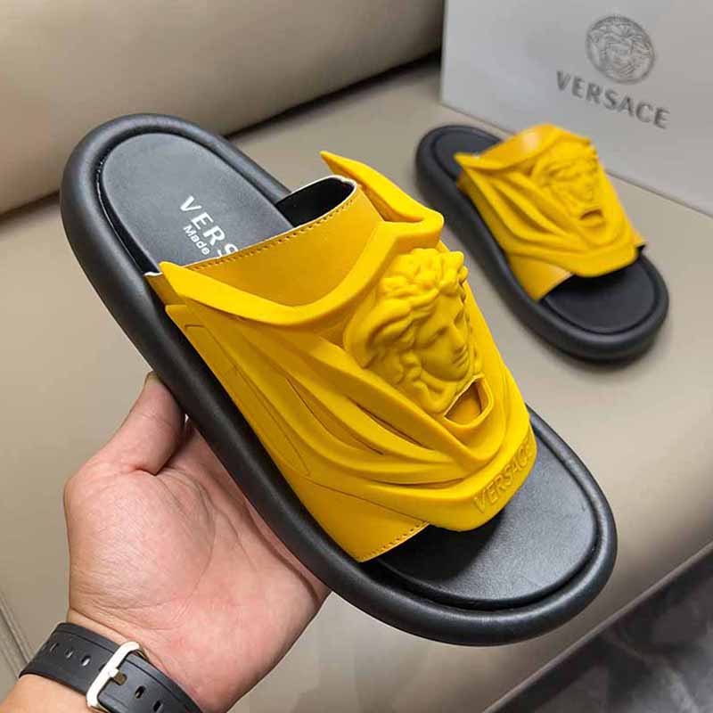 Versace shoes for versace Slippers for men #566320 replica