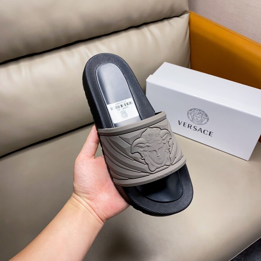 Versace shoes for versace Slippers for men #566321 replica