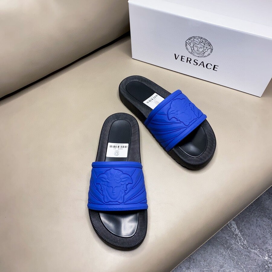 Versace shoes for versace Slippers for men #566322 replica