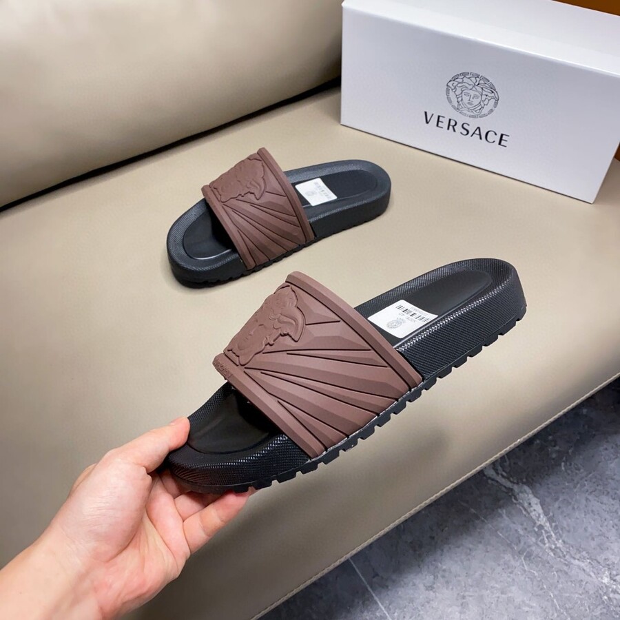 Versace shoes for versace Slippers for men #566325 replica