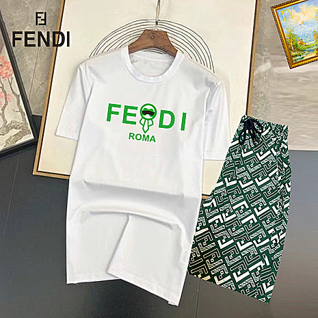 Fendi Tracksuits for Fendi Short Tracksuits for men #574403 replica