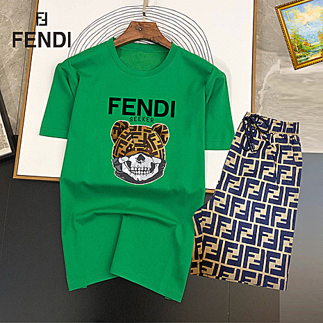Fendi Tracksuits for Fendi Short Tracksuits for men #574407 replica