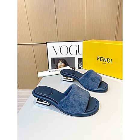 Fendi shoes for Fendi slippers for women #574973 replica