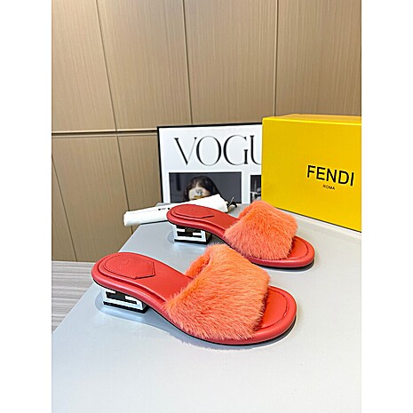 Fendi shoes for Fendi slippers for women #574974 replica