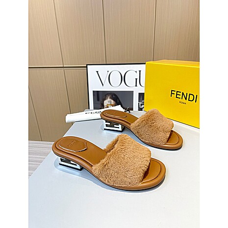 Fendi shoes for Fendi slippers for women #574977 replica