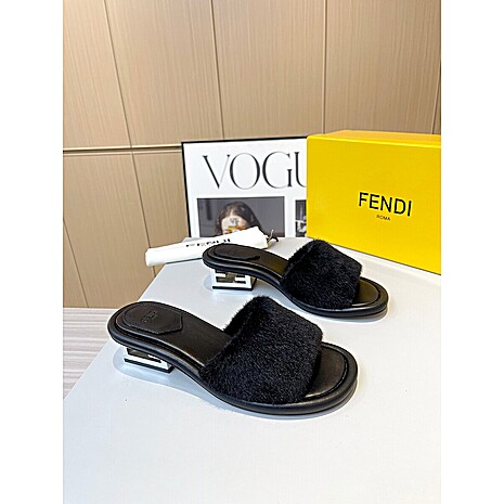 Fendi shoes for Fendi slippers for women #574978 replica