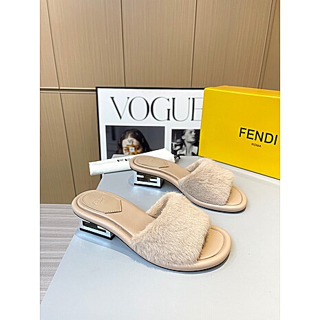 Fendi shoes for Fendi slippers for women #574979 replica