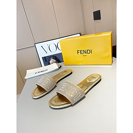 Fendi shoes for Fendi slippers for women #575575 replica