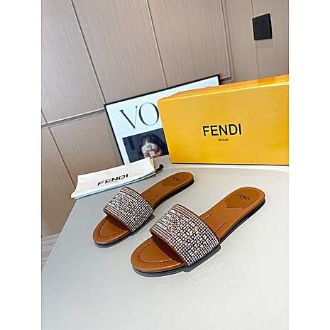 Fendi shoes for Fendi slippers for women #575576 replica