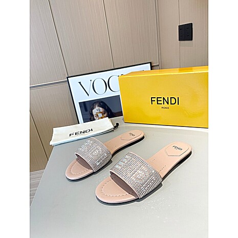 Fendi shoes for Fendi slippers for women #575579 replica
