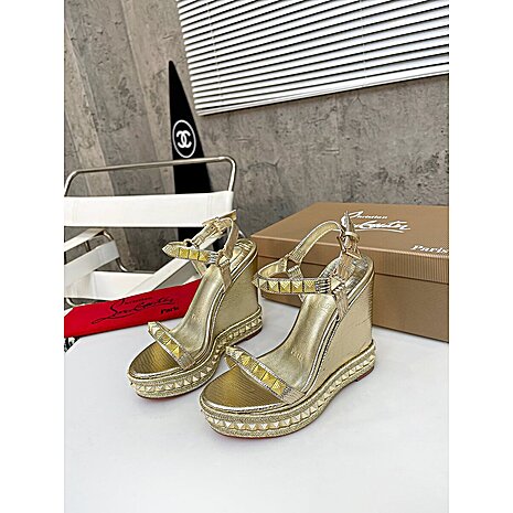 christian louboutin 12cm High-heeled shoes for women #576016 replica