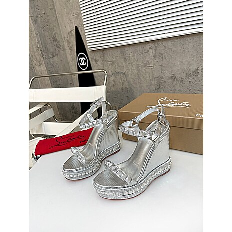 christian louboutin 12cm High-heeled shoes for women #576019 replica