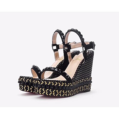 christian louboutin 12cm High-heeled shoes for women #576053 replica