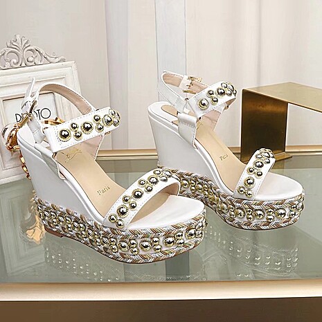 christian louboutin 12cm High-heeled shoes for women #576059 replica