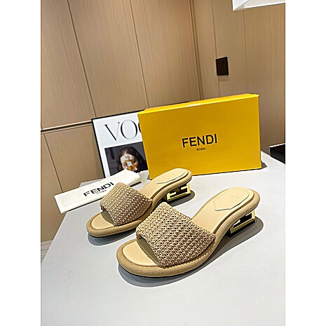 Fendi shoes for Fendi slippers for women #576251 replica