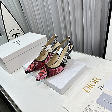 Dior 6.5cm High-heeled shoes for women #576429 replica