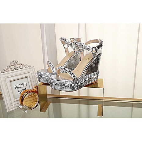 christian louboutin 12cm High-heeled shoes for women #576889 replica