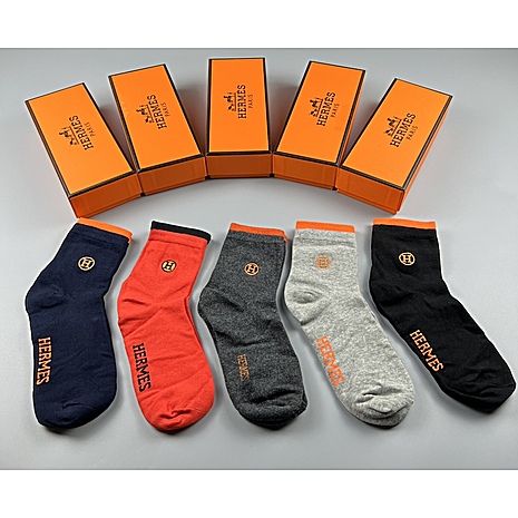 HERMES Socks 5pcs sets #577085 replica