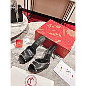 US$145.00 Christian Louboutin 10cm High-heeled shoes for women #576074
