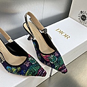 US$111.00 Dior 6.5cm High-heeled shoes for women #576419