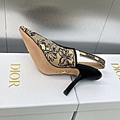 US$111.00 Dior 9.5cm High-heeled shoes for women #576425
