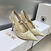 US$111.00 Dior 9.5cm High-heeled shoes for women #576455