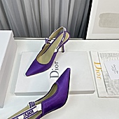 US$111.00 Dior 9.5cm High-heeled shoes for women #576485