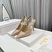 US$111.00 Dior 9.5cm High-heeled shoes for women #576488