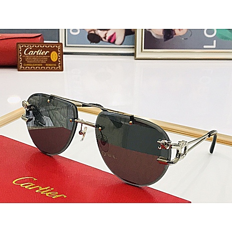 cartier AAA+ Sunglasses #577463 replica