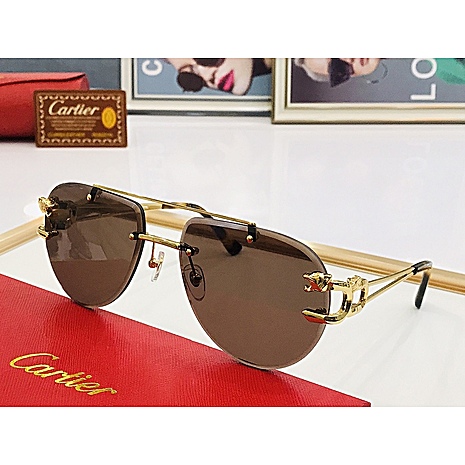 cartier AAA+ Sunglasses #577467 replica