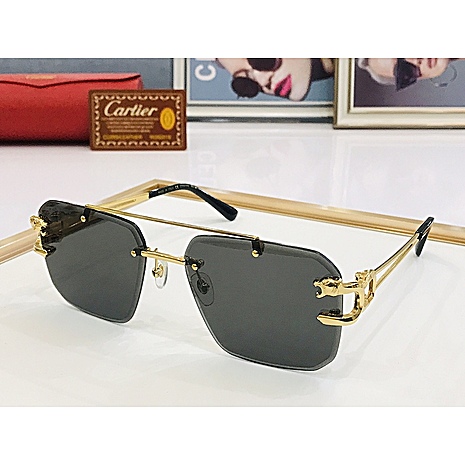 cartier AAA+ Sunglasses #577473 replica
