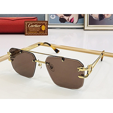 cartier AAA+ Sunglasses #577475 replica