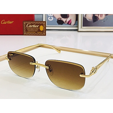 cartier AAAA+ Sunglasses #577577 replica