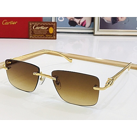 cartier AAAA+ Sunglasses #577583 replica