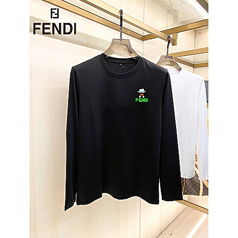 Fendi Long-Sleeved T-Shirts for MEN #582594 replica
