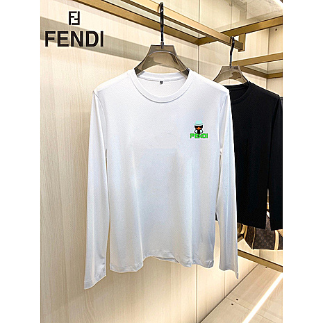 Fendi Long-Sleeved T-Shirts for MEN #582595 replica