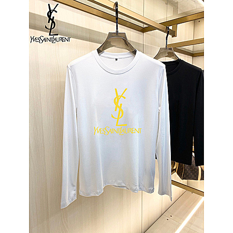 YSL Long-Sleeved T-shirts for MEN #582620 replica