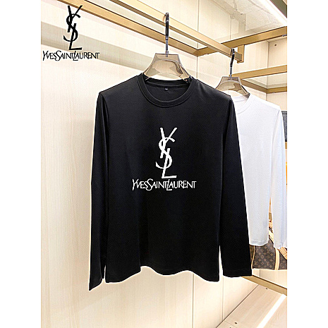 YSL Long-Sleeved T-shirts for MEN #582621 replica